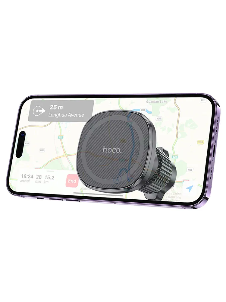 Автодержатель магнитный HOCO H34 (чёрный)