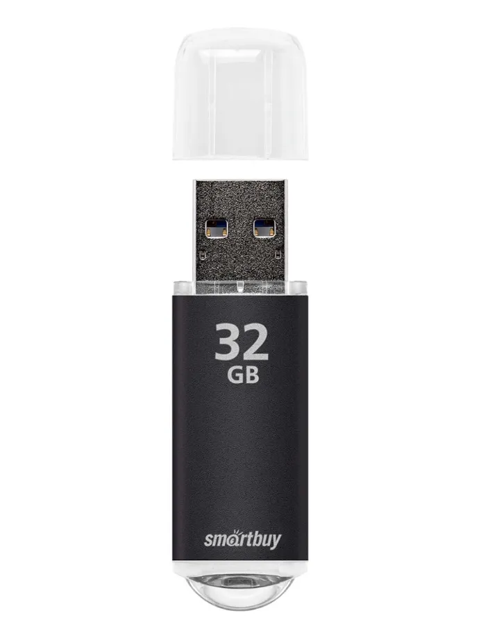 Память USB 2.0 32 ГБ Smartbuy V-Cut, черный <SB32GBVC-K>