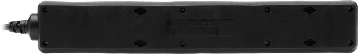 Сетевой фильтр Buro 600SH-16-5-B 5м (6 розеток) черный (коробка) 