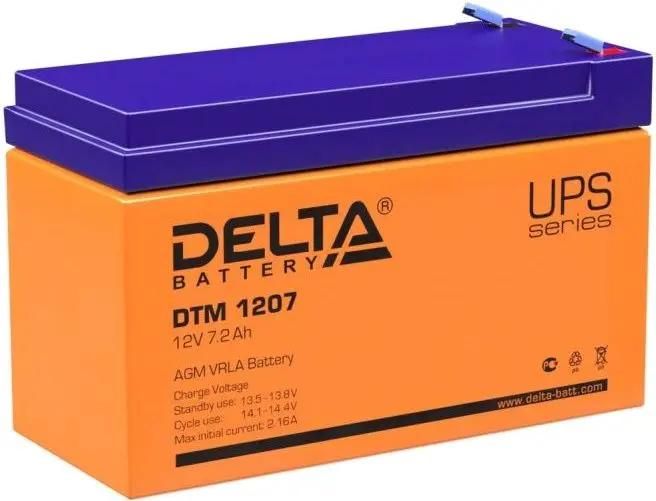 Аккумулятор Delta DTM 1207 (12V 7.2Ah)