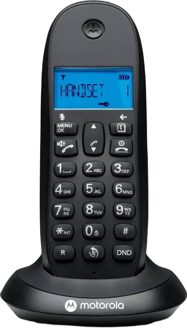 Телефон Dect Motorola C1001СB+ черный АОН