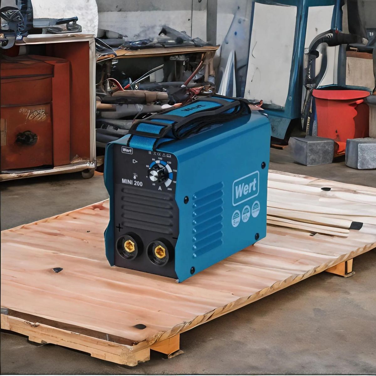 Сварочный инверторный аппарат WERT MINI 200 W1701.009.00 <203958>