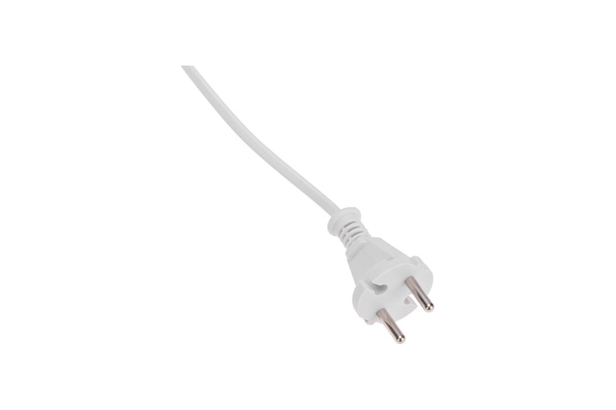 Удлинитель 3 гнезда, 1,5м, 2х0,75мм, б/з, белый PROconnect <13-4205>