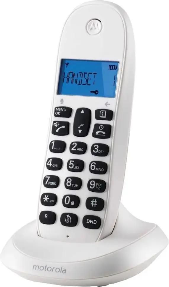 Телефон Dect Motorola C1001СB+ белый АОН
