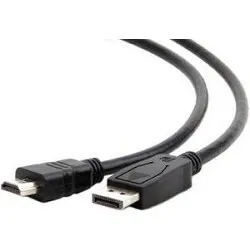 Кабель DisplayPort-HDMI Cablexpert CC-DP-HDMI-6, 1,8м, 20M/19M, черный, экран, пакет