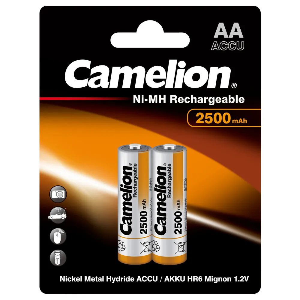 Аккумулятор Camelion 2500 mah NH-AA2500BP2