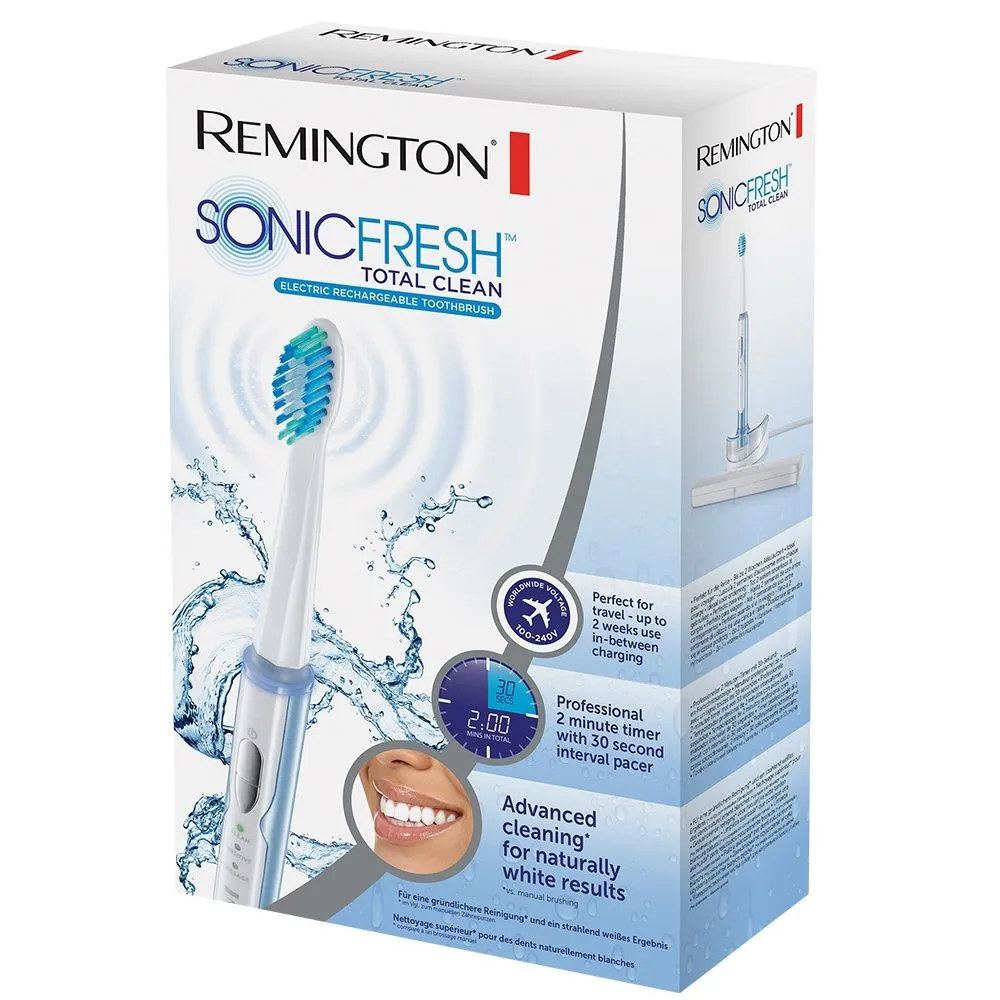 Звуковая зубная щетка Remington SFT-100 Sonicfresh, голубой/белый