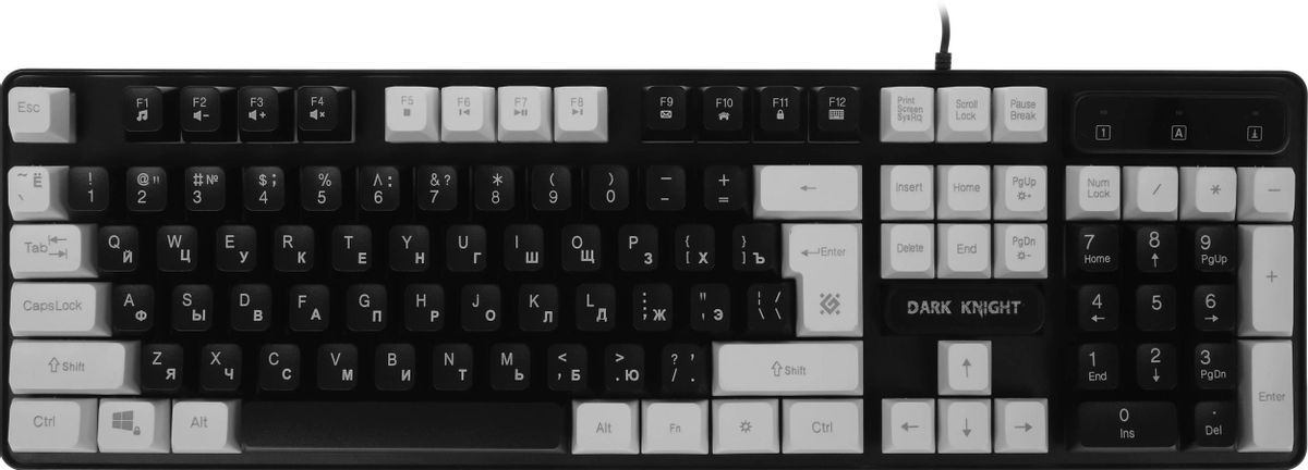 Клавиатура проводная Defender Dark Knight GK-077 <45077>