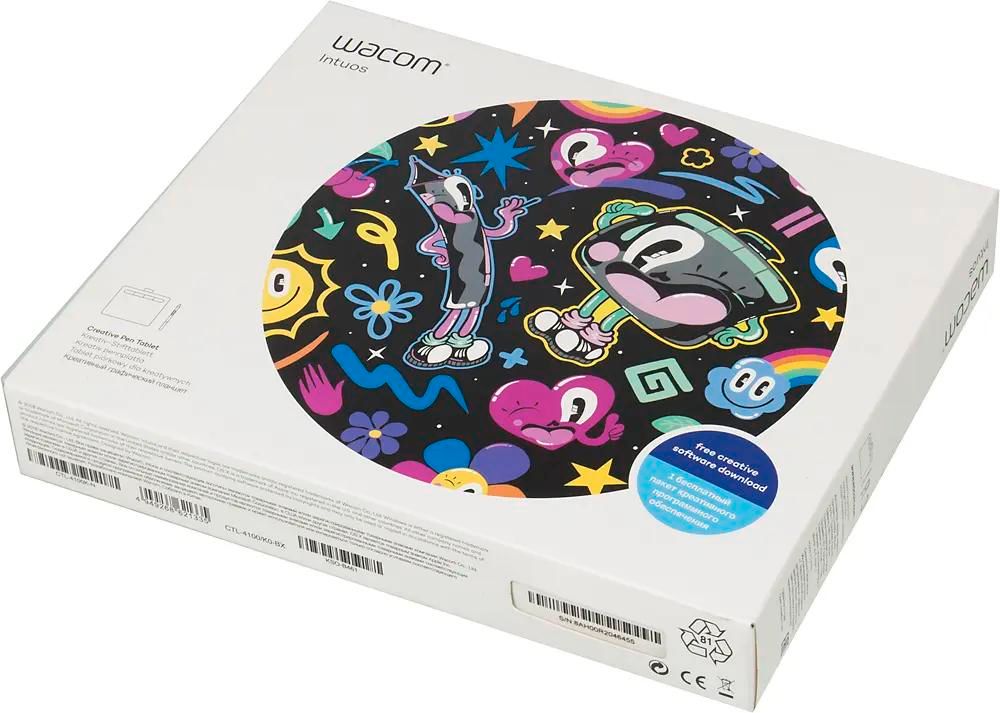 Планшет для рисования Wacom Intuos S CTL-4100K-N
