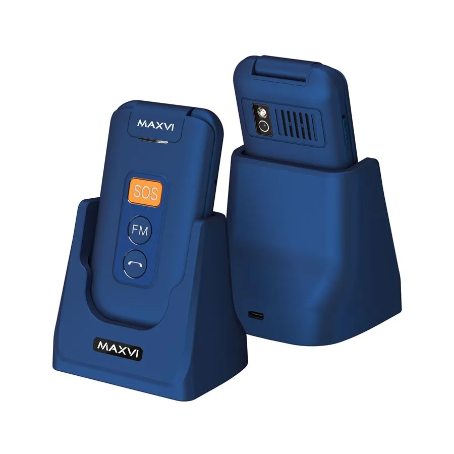 Сотовый телефон Maxvi E5 up Blue