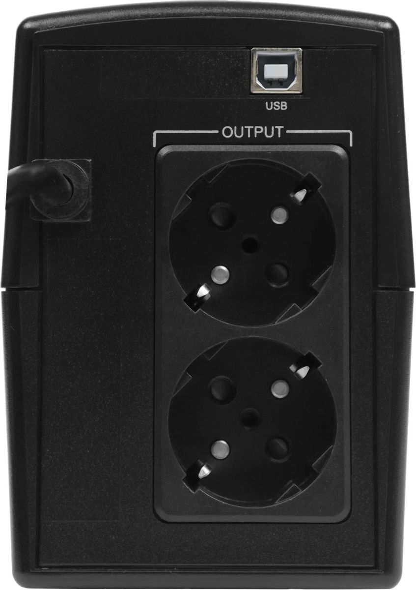 ИБП ИМПУЛЬС ЮНИОР СМАРТ 600, Интерактивная, 600 ВА / 360 Вт, Tower, SCHUKOx2, LED, USB