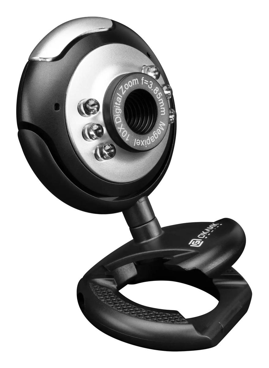 Web-камера Oklick OK-C8825, черный/белый