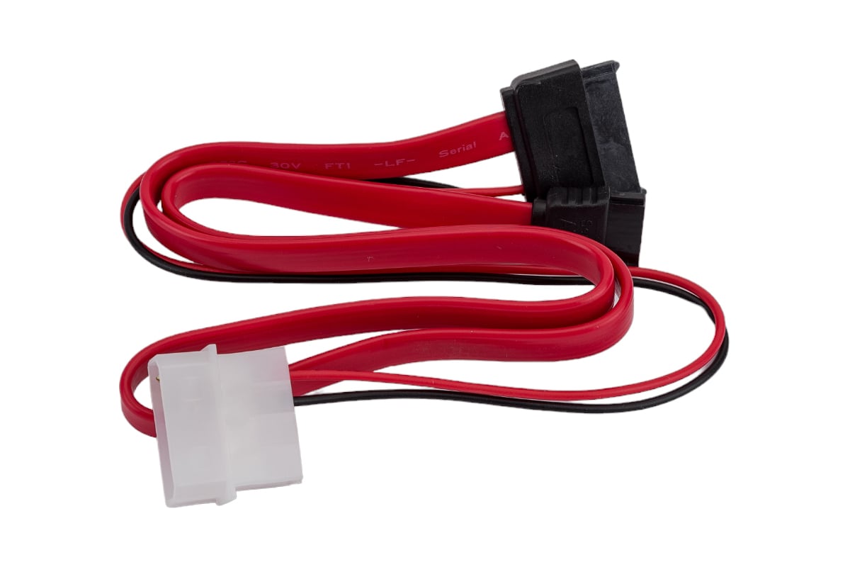 Кабель SATA  50см + miniSATA power cable 30см COMBO (molex+SATA/miniSATA, 6pin+7pin) CC-SATA-C3