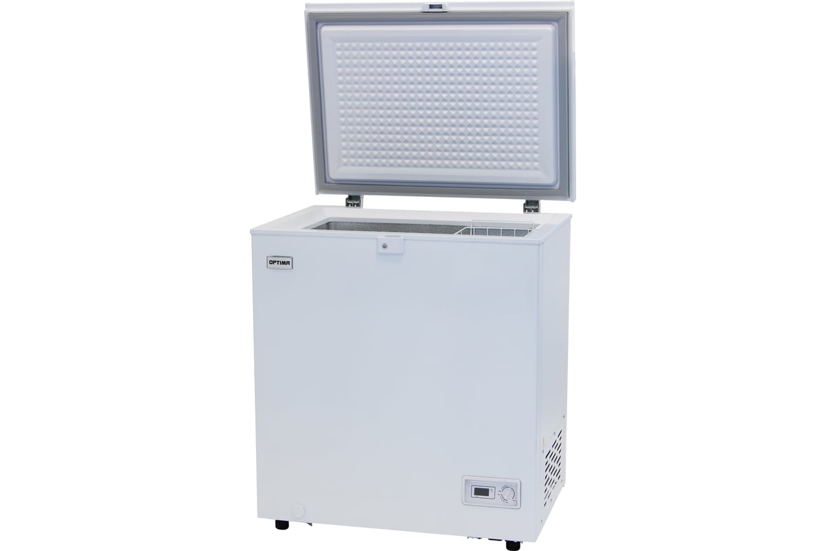 Морозильный ларь OPTIMA BD-155WLG (КОМПРЕССОР TOSHIBA,от +10 до -24С, 152л, белый, 1 корзина, замок)