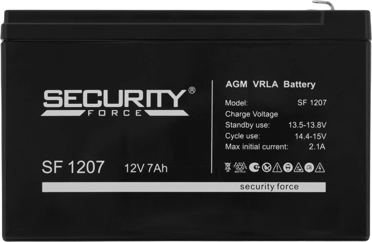 Аккумулятор Security Force SF 1207 (12V 7Ah)