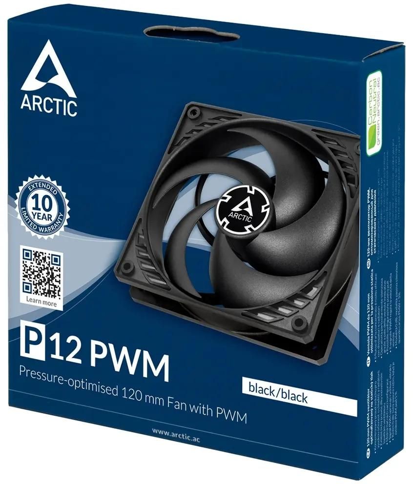 Вентилятор для корпуса Arctic P12 черный