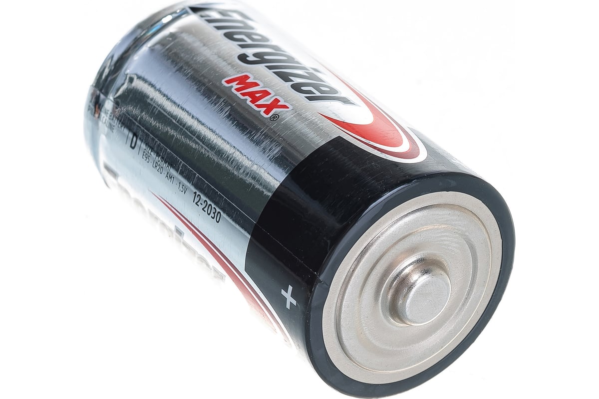 Батарейка D LR20 1.5V ENERGIZER MAX (упаковка 2шт)