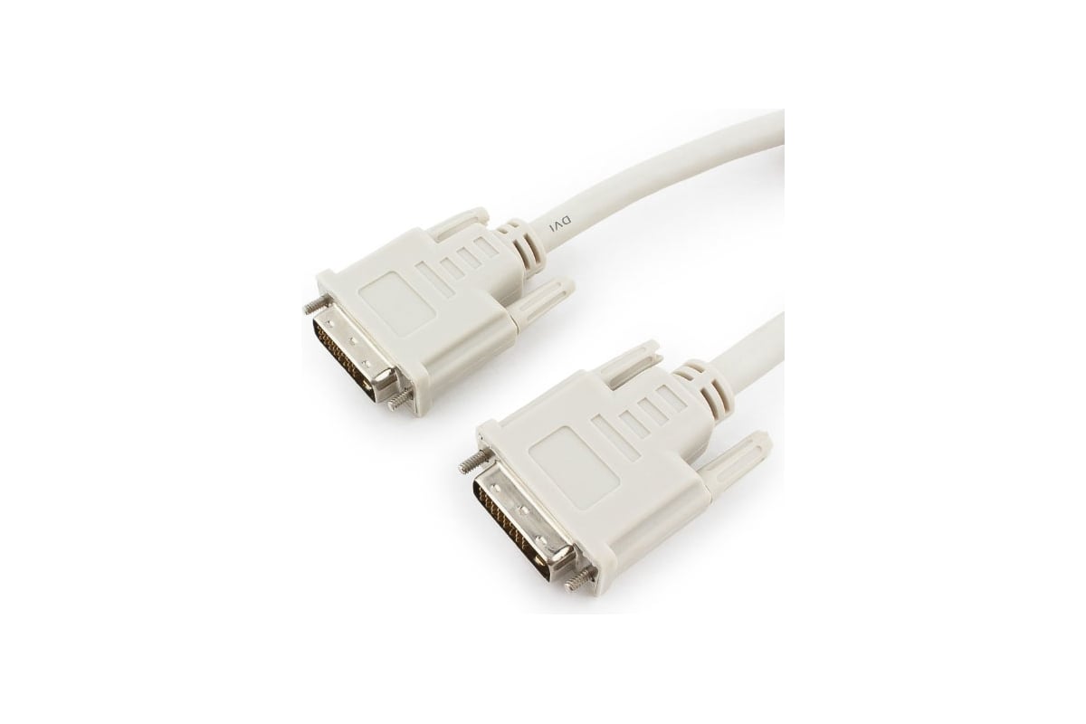 Кабель DVI-D single link Gembird/Cablexpert CC-DVI-6C, 19M/19M, 1.8м, серый, экран, феррит.кольца, п