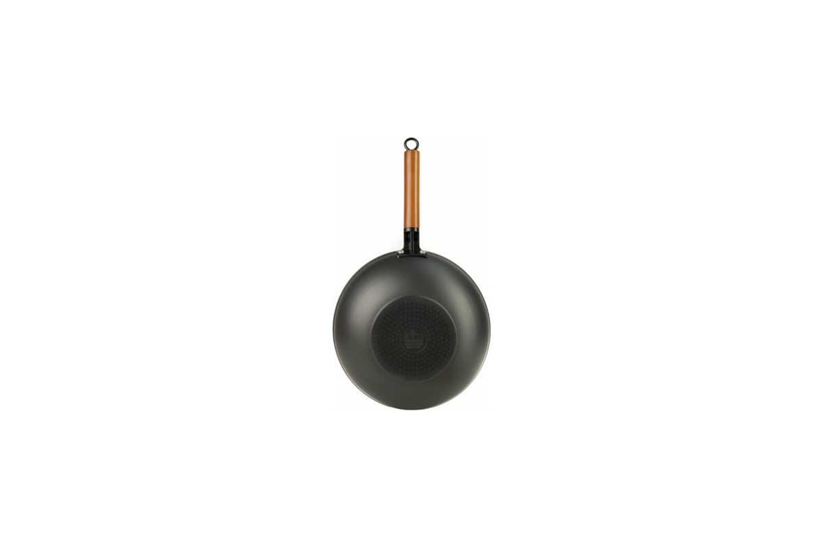 Сковорода WOK LARA LR01-65-30 серия АЗИЯ 30х9.0см, деревянная ручка, индукционное дно