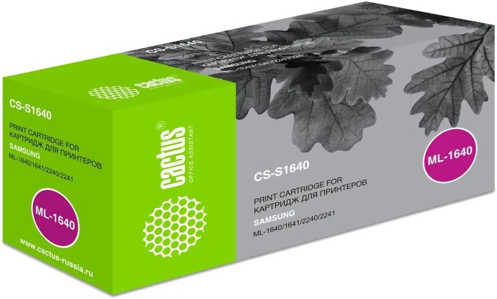 Тонер-картридж Cactus CS-S1640 (MLT-D108S) Черный для Samsung ML-1640/1641/2240/2241 (1500стр.)