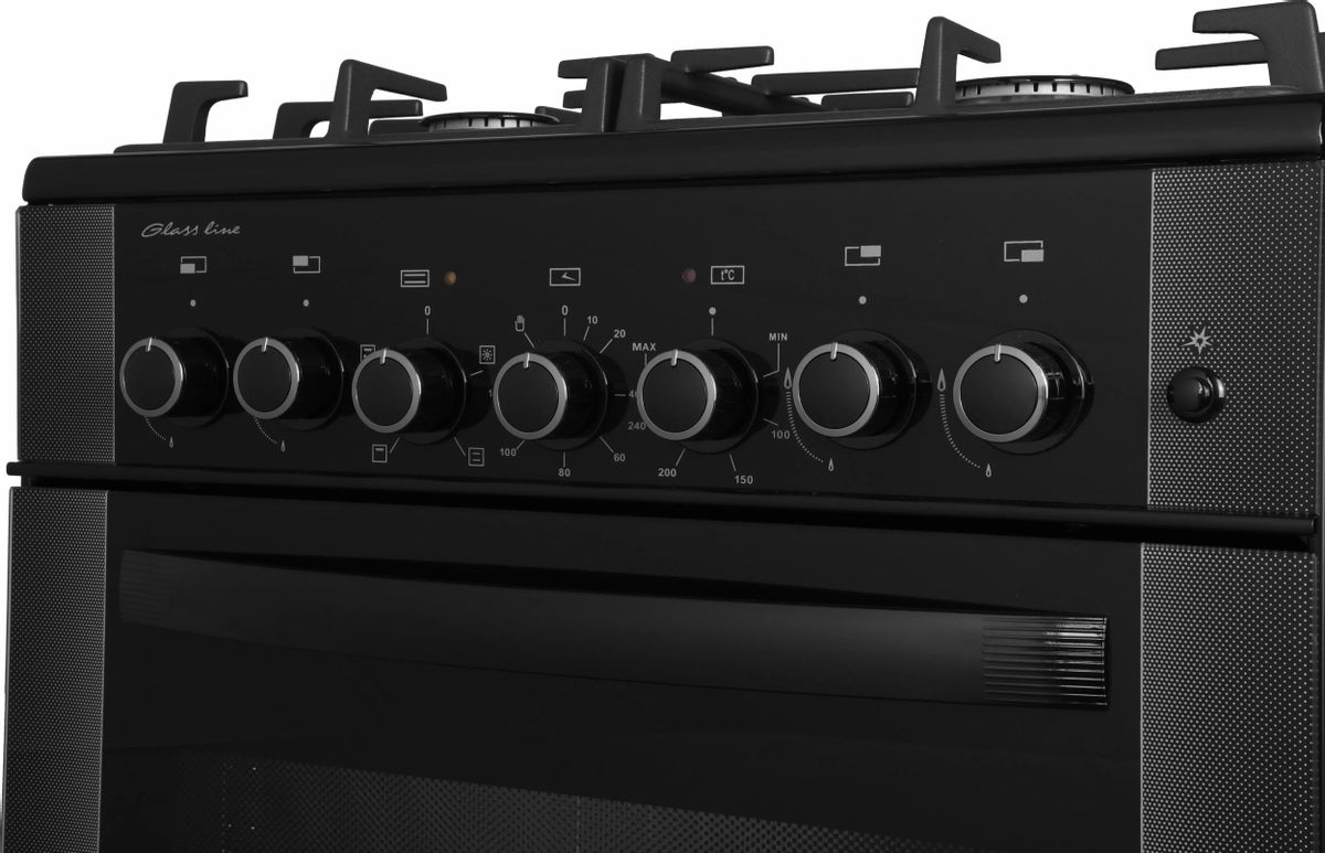 Комбинированная плита GEFEST 6502-02 0044, черный