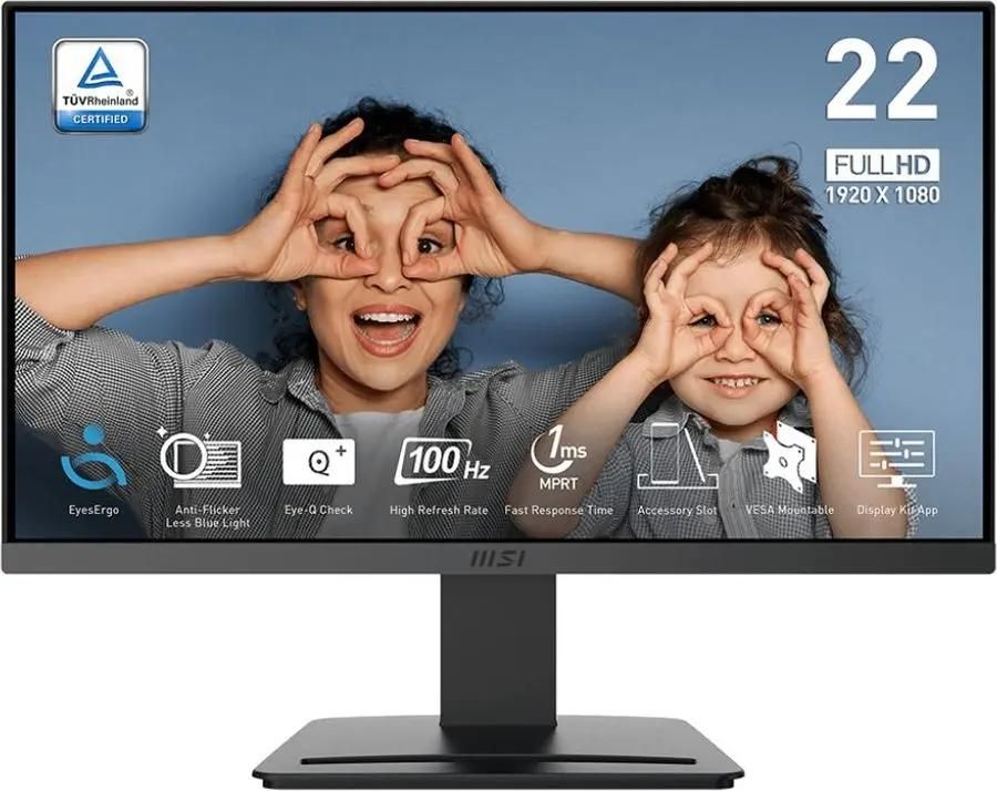 Монитор 21.5" MSI Pro MP223 E2 черный