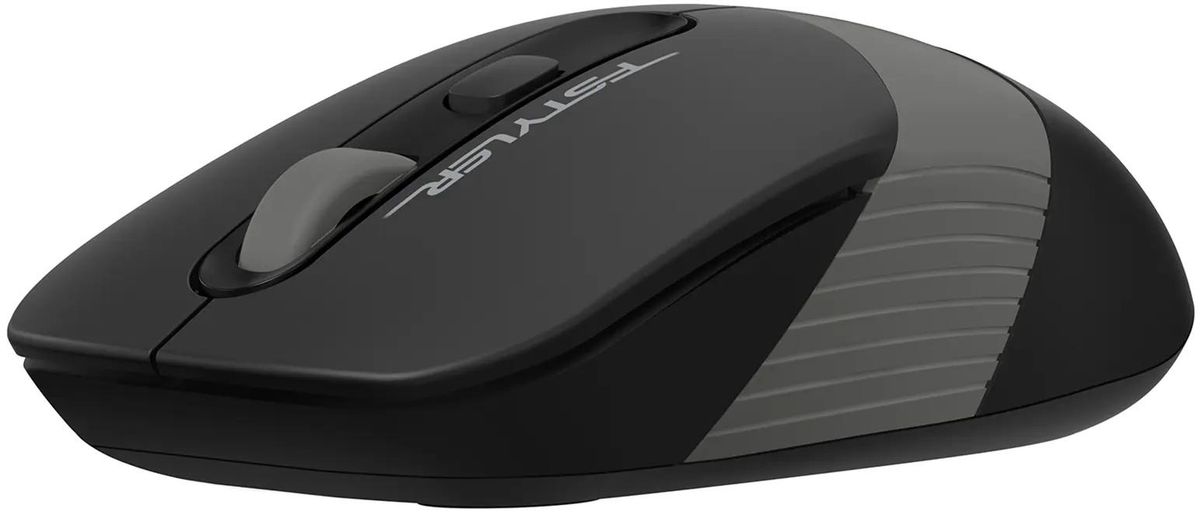 Мышь A4Tech Fstyler FG10 беспроводная, 2000dpi, USB, черно-серый