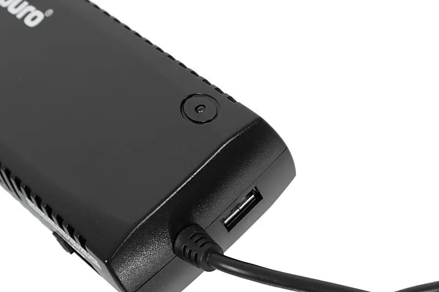 Блок питания Buro BUM-1200C120 ручной 120W 15V-24V 8-connectors 6A 1xUSB 1A от прикуривателя