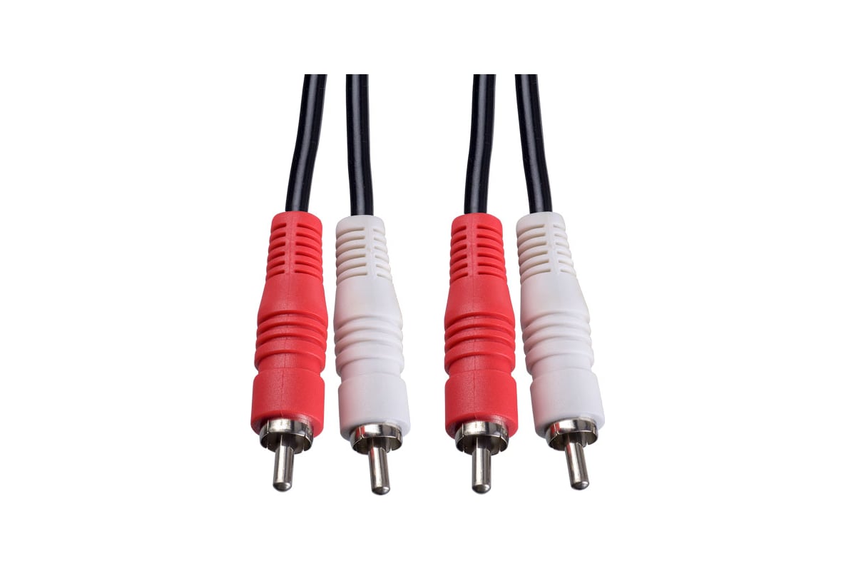 R3001 Аудиокабель Perfeo 2xRCA вилка - 2xRCA вилка, длина 1 м.
