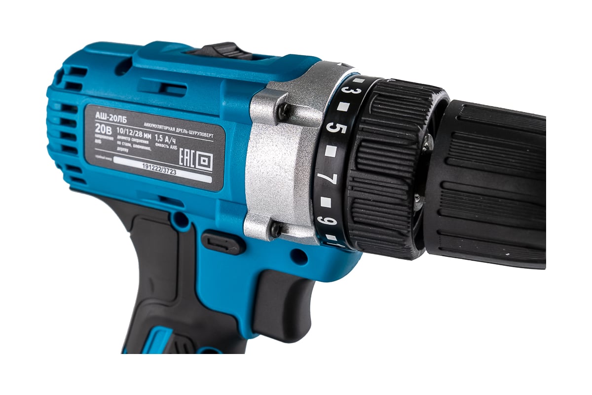 Аккумуляторная дрель-шуруповерт WorkMaster АШ-20ЛБ