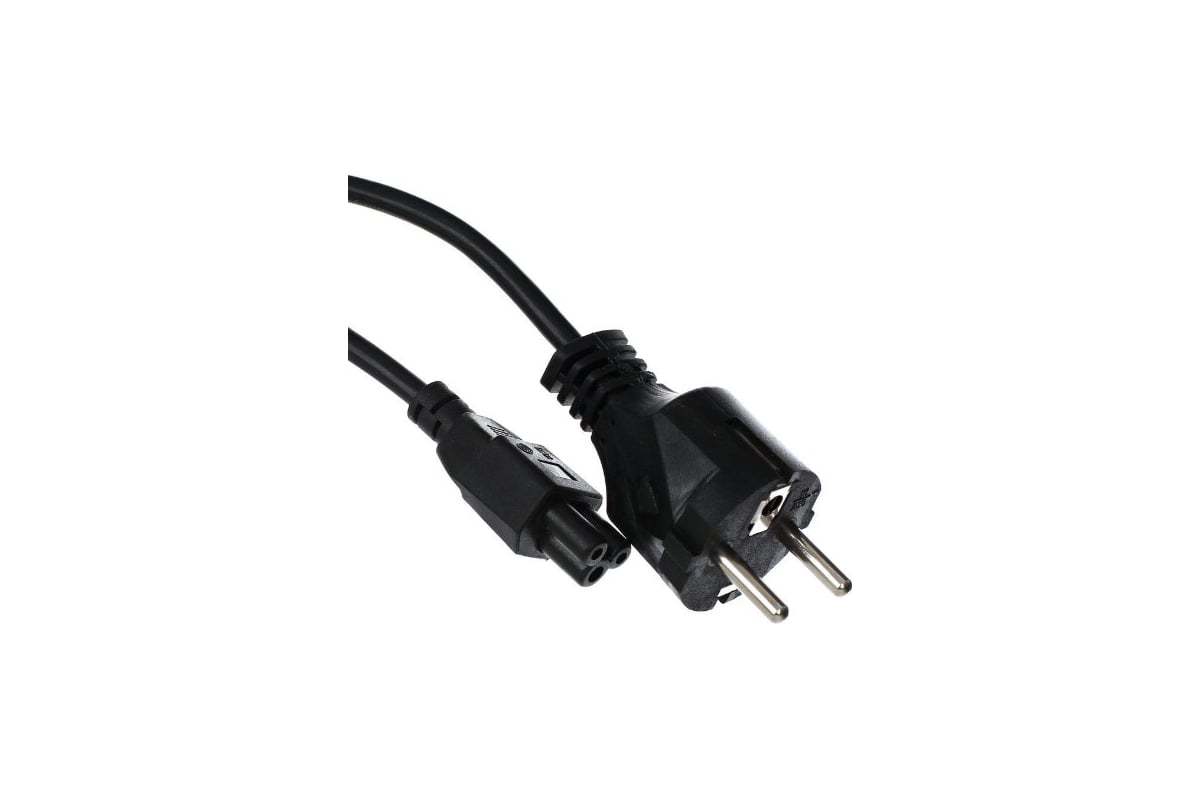 Кабель Telecom 220V 3-pin с заземлением 3.0m TP022-3.0-BK