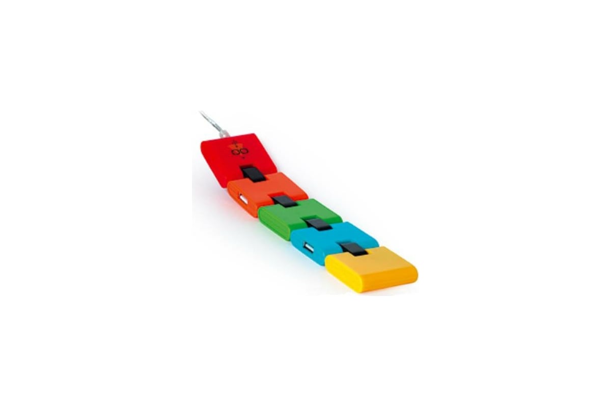 Разветвитель USB 2.0 Konoos UK-06  конструктор 4-порта USB2.0