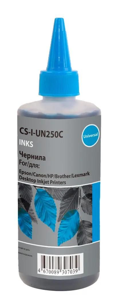Чернила Cactus CS-I-Un250C 250мл Голубой для HP/Lexmark/Canon/Epson/Brother