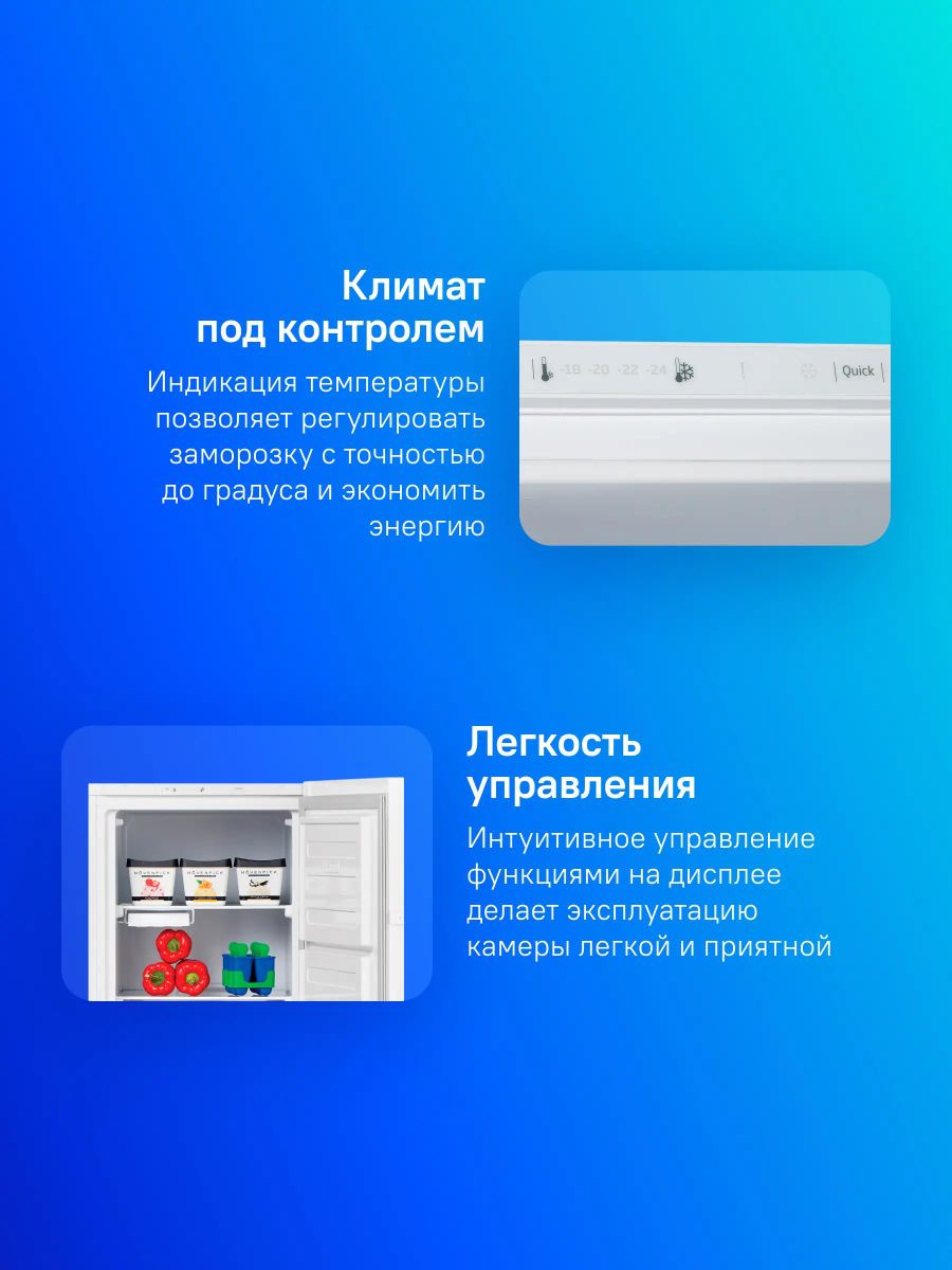 Морозильная камера Beko RFSK 215T01 W 213 л