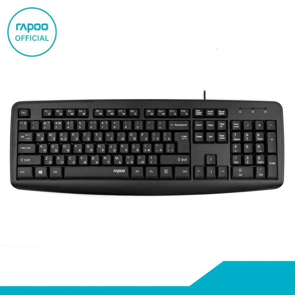 Клавиатура RAPOO NK2600, черный