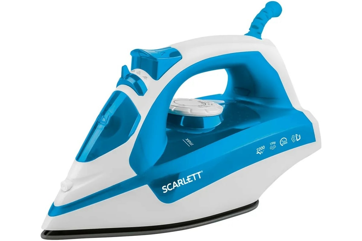 Утюг Scarlett SC-SI30P17, голубой/белый