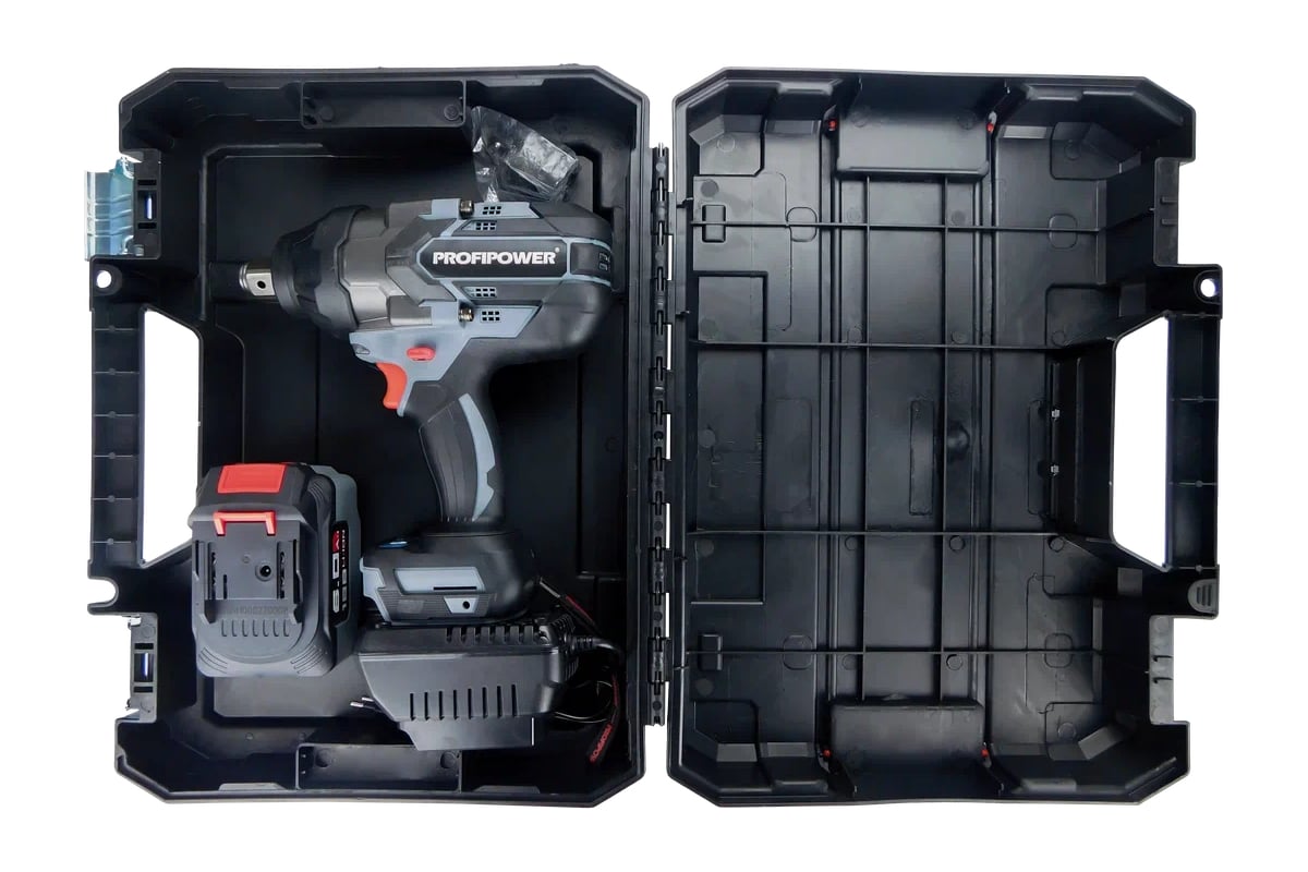 Аккумуляторный гайковерт Profipower T-1200N <E0244>, Li-Ion, 6 А*ч, бесщёточный