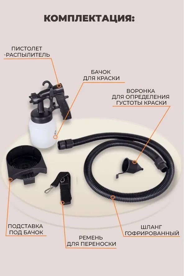 Краскопульт электрический Вихрь ЭКП-700В <72/17/1>