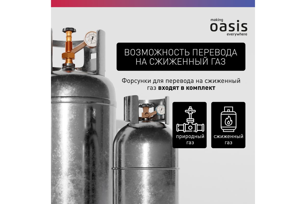 Газовая варочная панель Oasis P-GWT