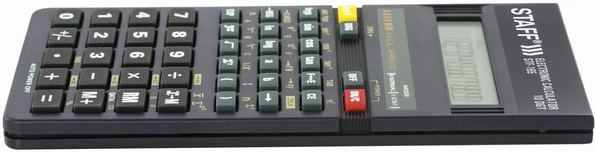 Калькулятор инженерный STAFF STF-165 (143х78мм), 128 функций, 10 разрядов, 250122