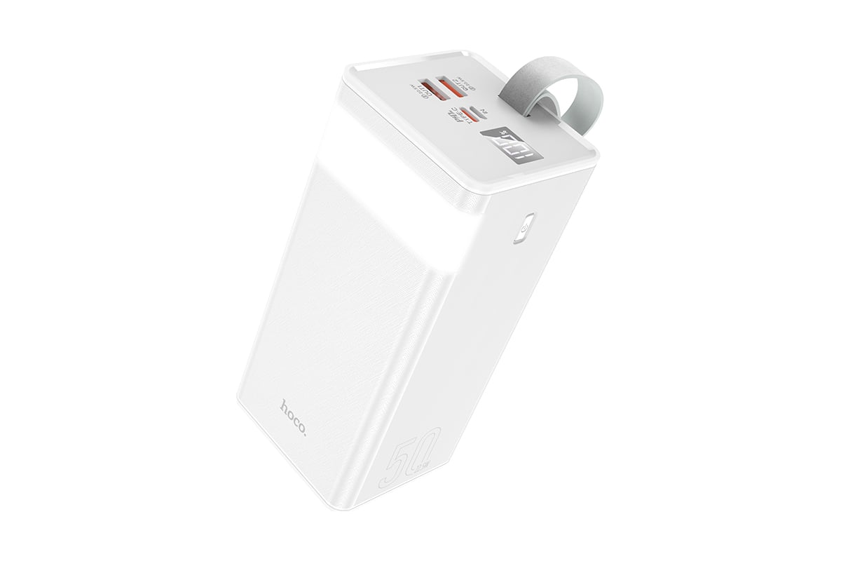Аккумулятор внешний Hoco J86A, 50000mAh, 3A, белый