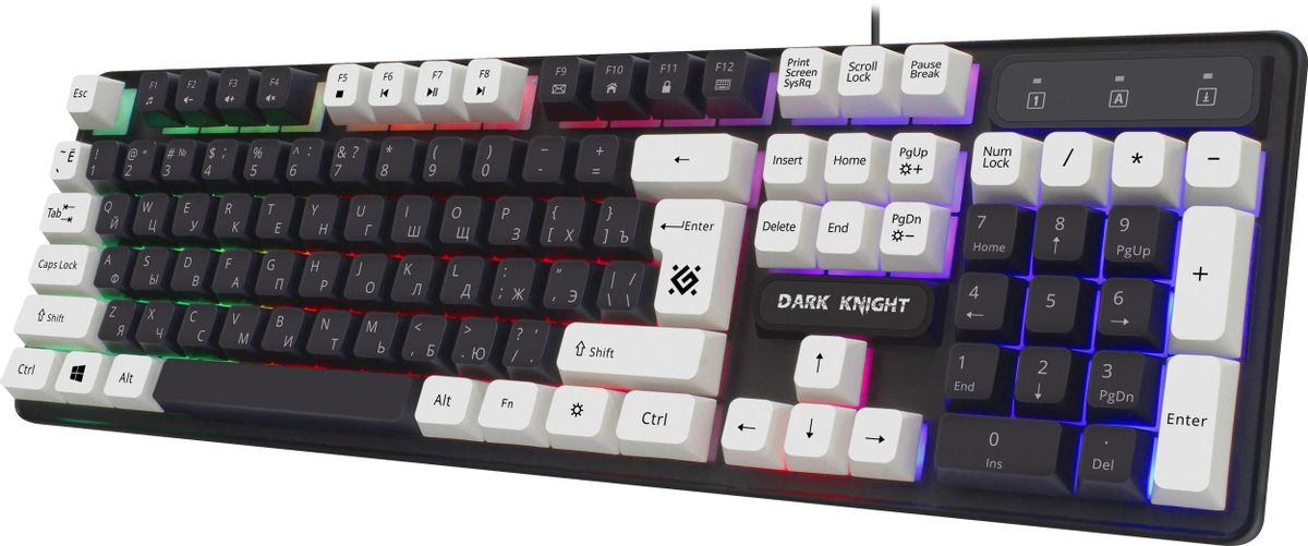 Клавиатура проводная Defender Dark Knight GK-077 <45077>