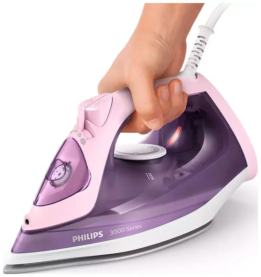 Утюг Philips DST3020/30, фиолетовый, 2200 Вт, пар 35 г/мин, паровой удар 160 г/мин