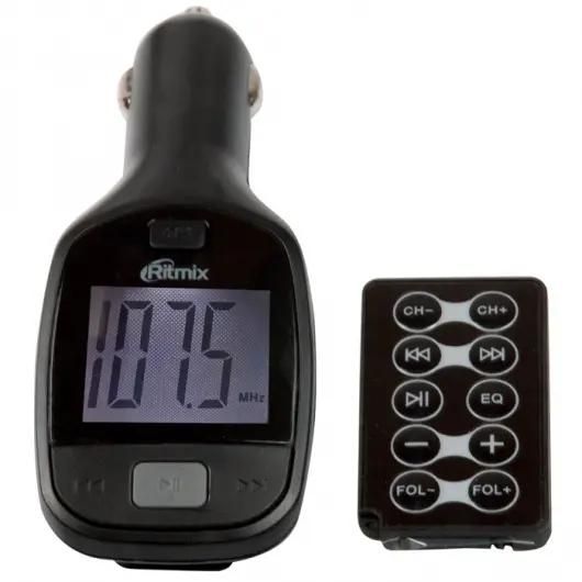 Автомобильный FM-модулятор Ritmix FMT-A705 черный SD/MicroSD USB PDU (15118383) 