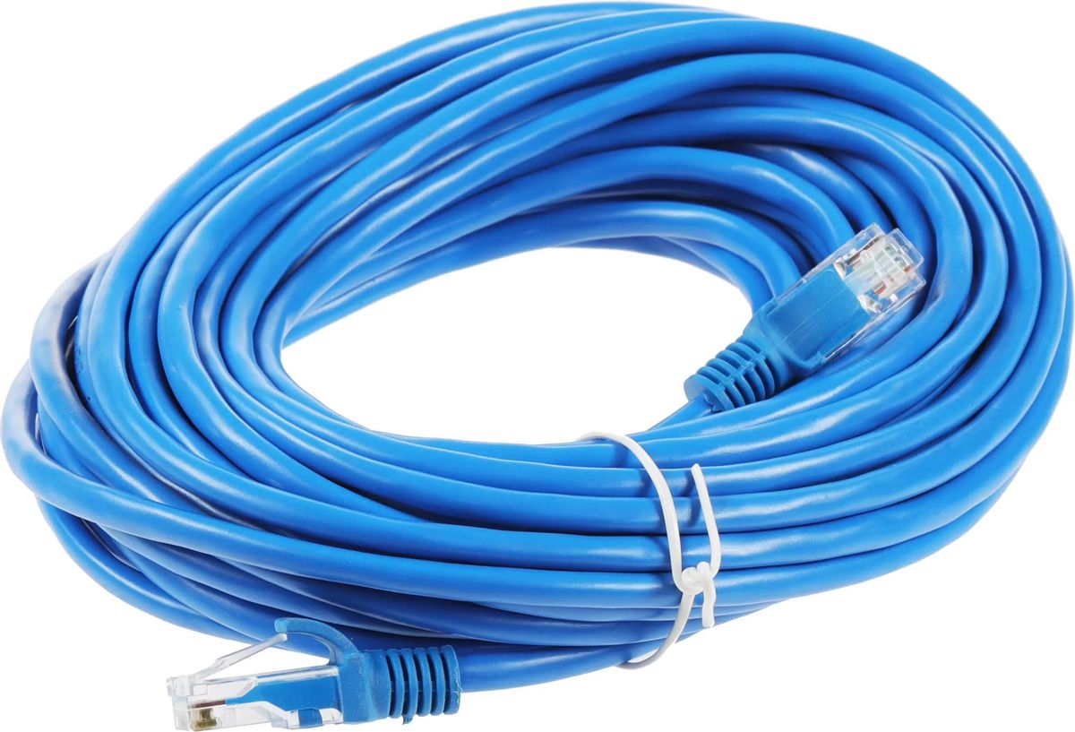 Патч-корд Cablexpert PP12-10M/B UTP кат.5e 10м, синий
