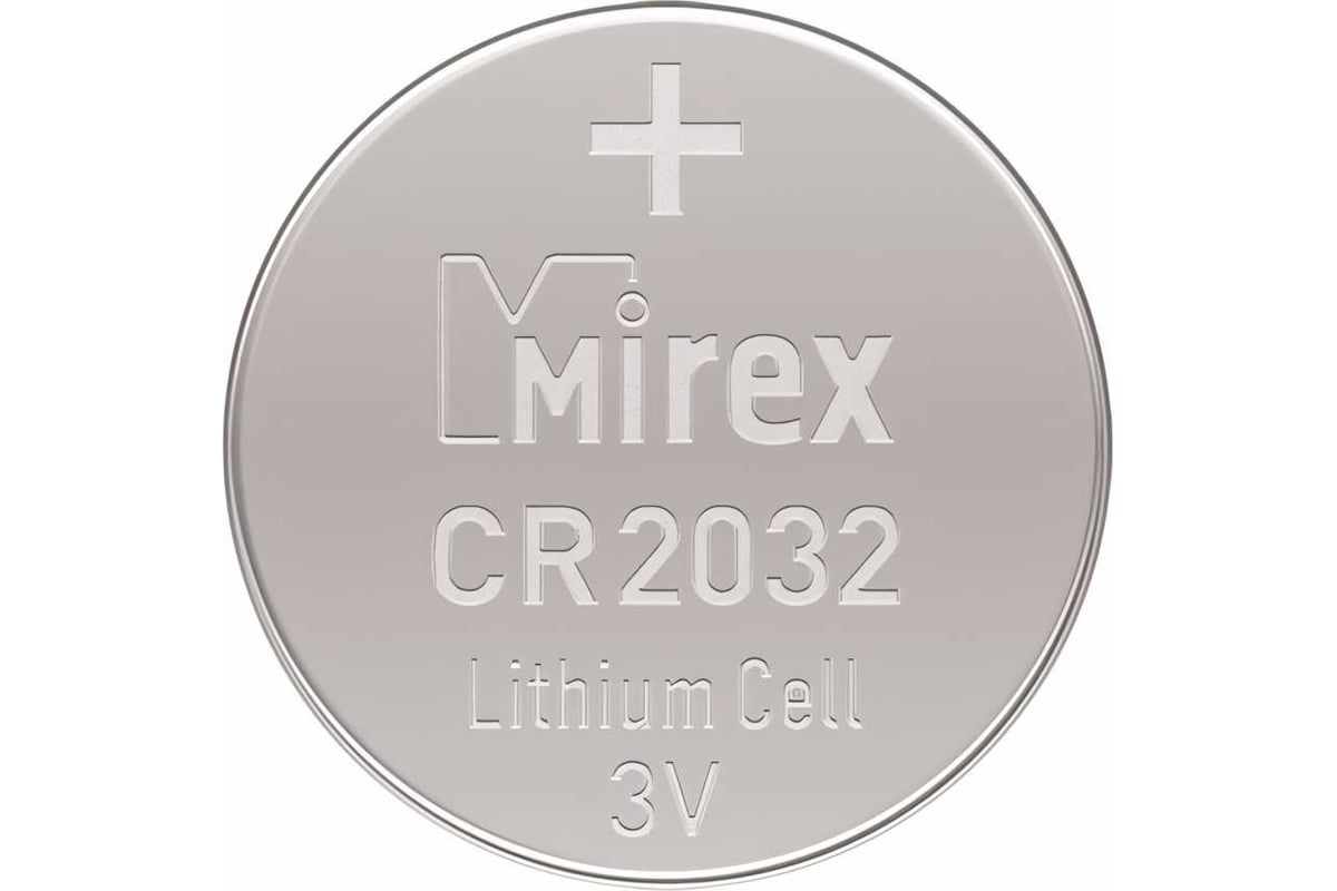 Батарейка щелочная Mirex [CR2032, 23702-CR2032-E4, 4шт] цена за шт