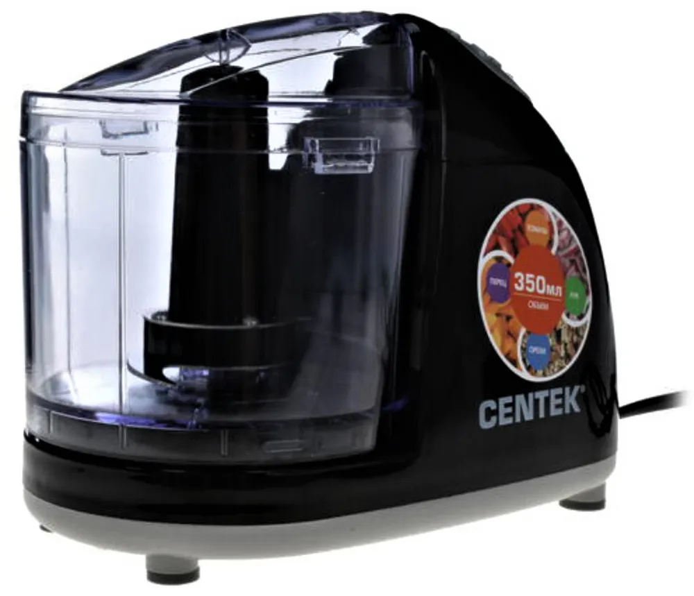 Чоппер Centek CT-1390, белый, 300 Вт, стакан 350 мл, импульсный режим работы