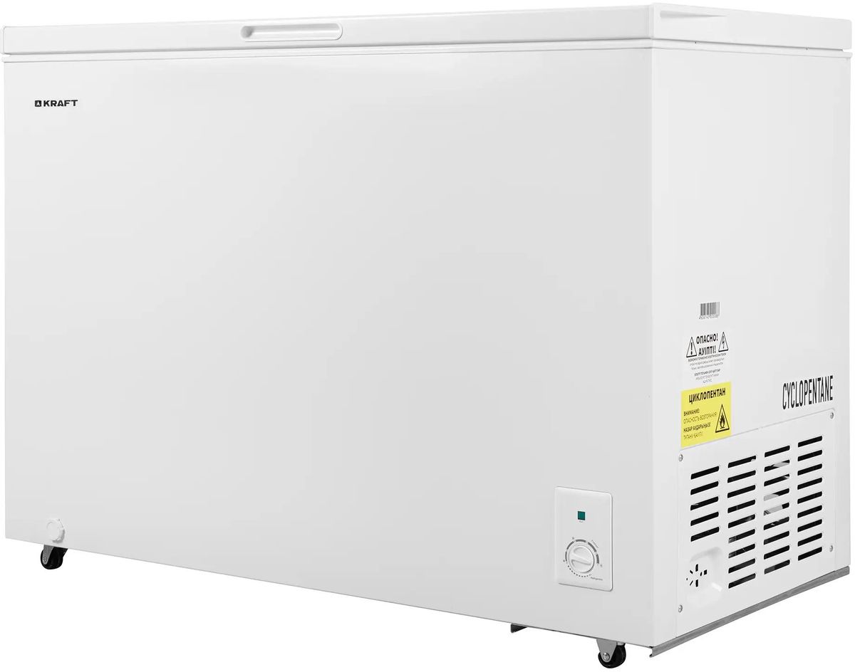 Морозильный ларь KRAFT BD (W)-340RX, белый