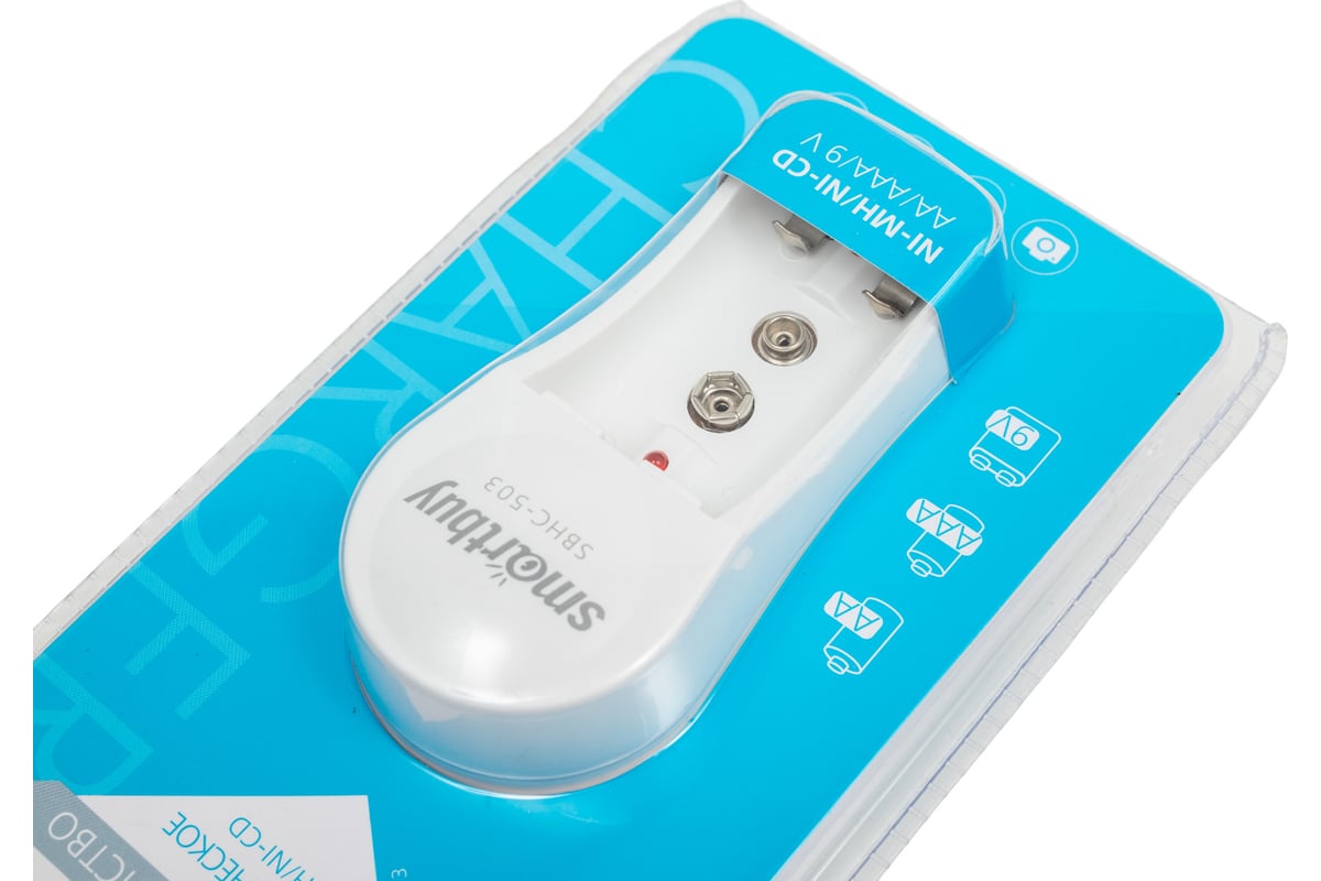 Зарядное устройство для Ni -Mh/Ni-Cd Smartbuy для аккумуляторов автоматическое <SBHC-503>