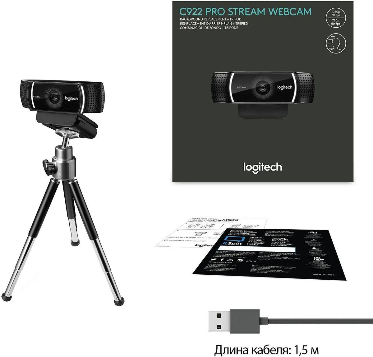 Web-камера Logitech HD Pro Stream C922